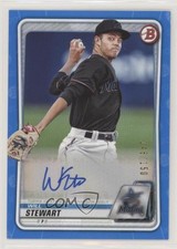 2020 Bowman Prospects Auto Blue 146/150 Will Stewart #PA-WS Auto 7ka