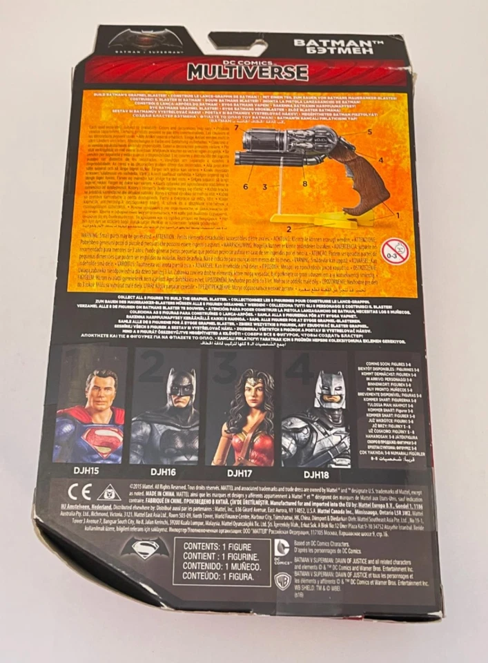 Figura de acción Batman Mattel DC Comics Batman v Superman Multiverso Nuevo Foto 3 de 4