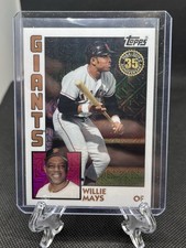 2019 Topps Update Silver Pack - 1984 Topps Baseball Chrome Willie Mays #T84U-36