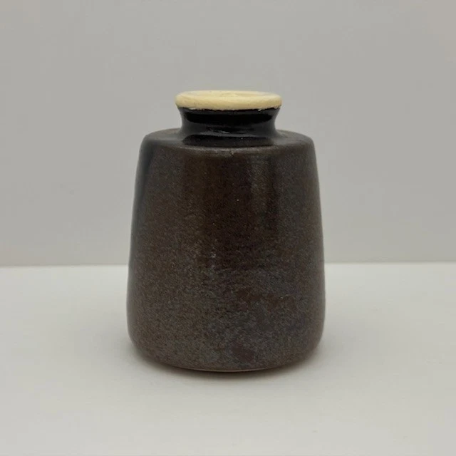 Recipiente raro japonês cerimônia do chá Chaire Caddies Seto ware Hirosawa com caixa - Imagem 4 de 4