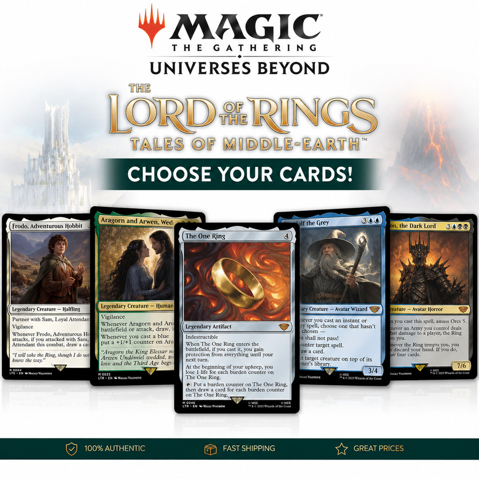 MTG, Magic Lord of the Rings Choose your Cards, Card Numbers 100-199