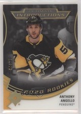 2020-21 Ultimate Collection Introductions Onyx Black 7/25 Anthony Angello 1b8