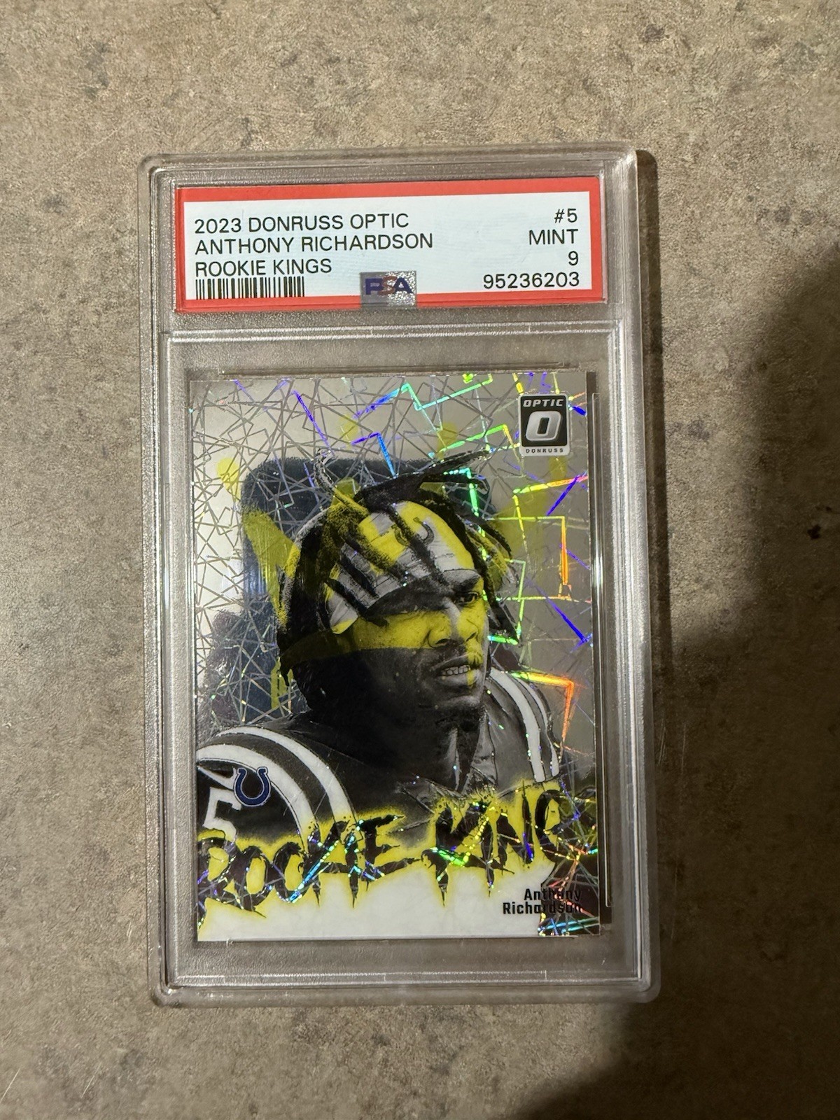 2023 Panini Donruss Optic - Rookie Kings Anthony Richardson PSA 9