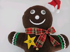 Deko Lebkuchenmann Weihnachtsdeko Stoff Filz Unikat Weihnachten Advent Geschenk