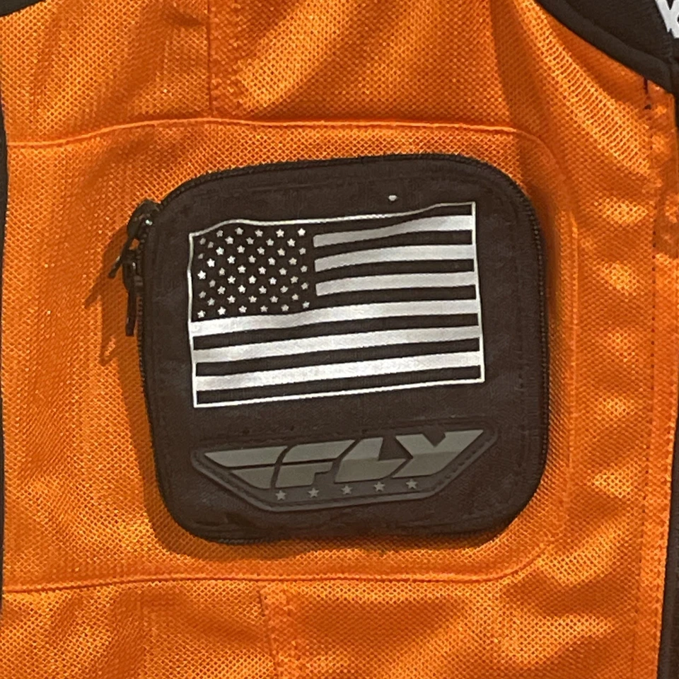 Chaleco de seguridad fluorescente Fly Racing motocicleta calle motocross hombres bolsillos X-3XL Foto 2 de 4