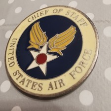 US Air Force Chief of Staff Challenge Coin One Team One Force USA selten