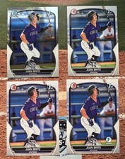 2023 Bowman Chrome Prospects JUAN BRITO BCP-77 & BP-77 1st RC Lot Of 4 Cards