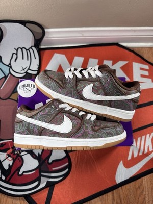 Size 4 - Nike SB Dunk Low Pro Paisley Brown DH7534-200