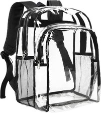 Clear Backpack Heavy Duty - Clear Backpacks for School Transparent Bookbag for G
