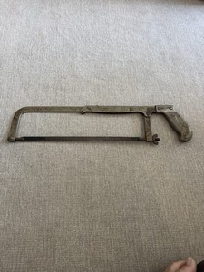 Vintage Crescent Tool Co. No. 12 Metal Hacksaw Frame, Jamestown NY USA, 18 in