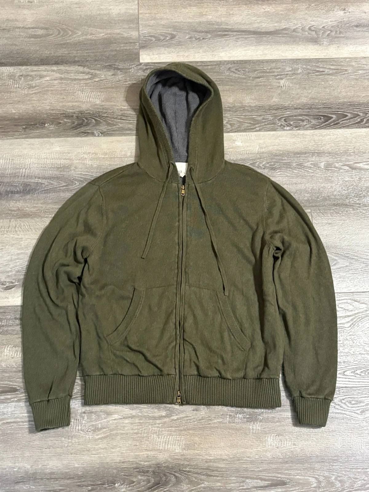 Mills Supply Knit Thermal Lined Green Double Zip Up Hoodie Retro - Men’s Large
Opens in a new window