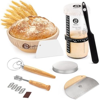 Sourdough Starter Kit - Complete Sourdough Bread Baking Supplies with 