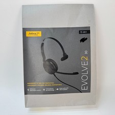 NEW Jabra Evolve2 30 SE Wired Stereo Headset USB-C Noise Cancelling Mic