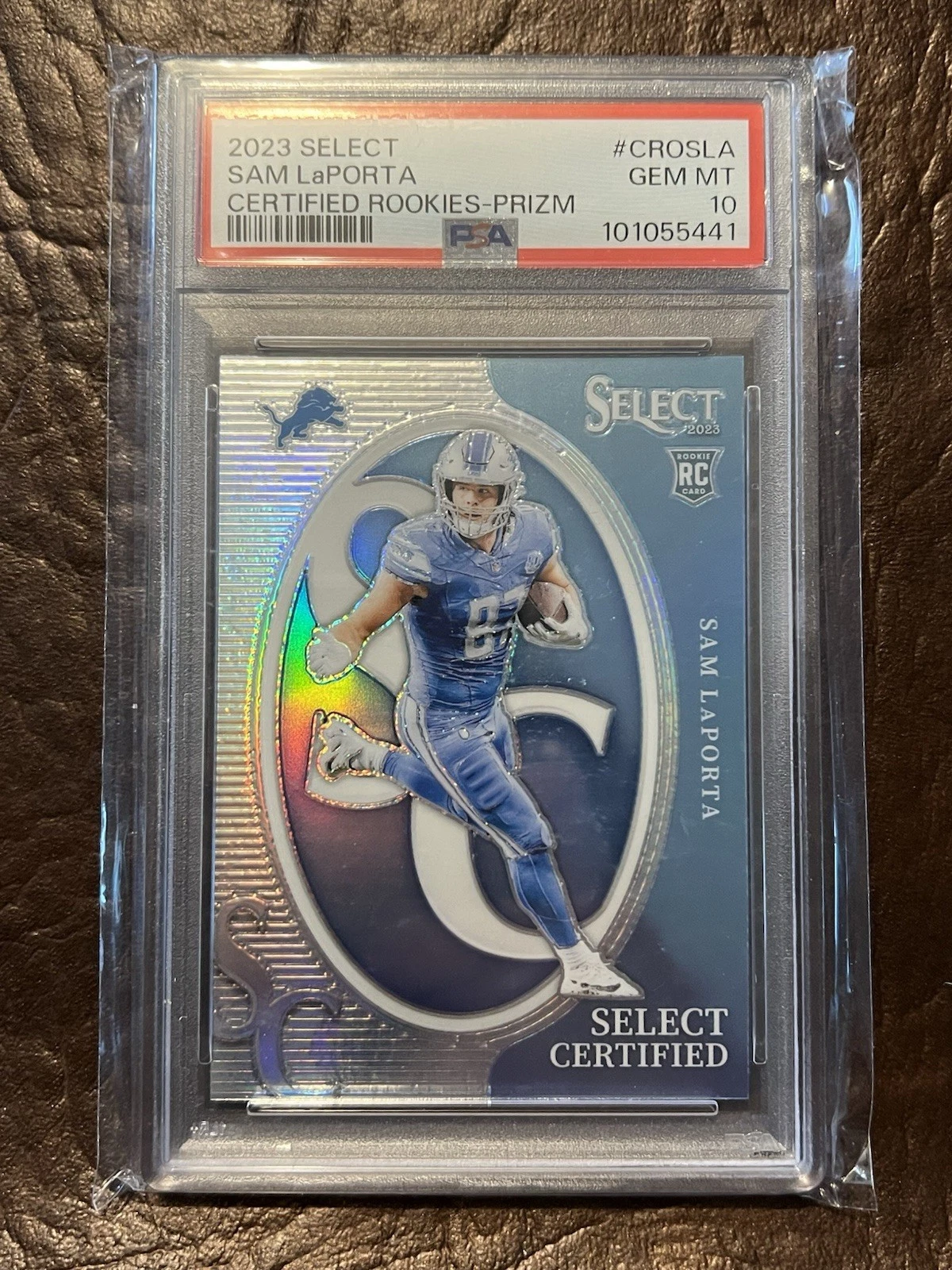 Sam LaPorta Panini Select Certified Rookies #CROSLA Prizm