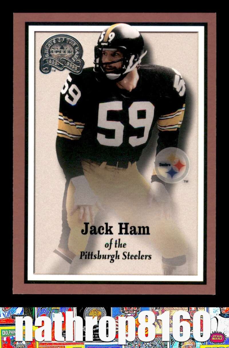 2000 Fleer Greats Of The Game #45 Jack Ham HOF  NM/NM+  Football 11798