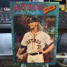 2026 Topps Heritage Josh Hader #9 Light Blue Sparkle Houston Astros