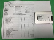 Crucial M500 960GB SATA 2.5” SSD Internal Hard Drive - GOOD 91% HEALTH