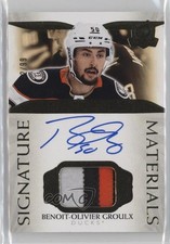 2021 Upper Deck The Cup Signature Materials /99 Benoit-Olivier Groulx Auto 16i3