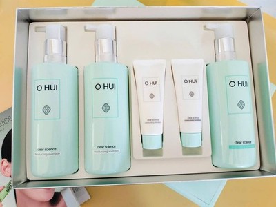 O HUI Clear Science feuchtigkeitsspendende Haarpflege Spezialset 5 Artikel / Koreanische Kosmetik