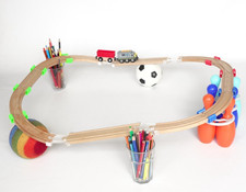 NEU Aufregende Brücken Auf- Abfahrten Holzeisenbahn Adapter Rampe komp. BRIO uvm