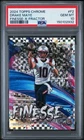 2024 Topps Chrome Finesse #F2 Drake Maye RC Finesse-X-Fractor PSA 10