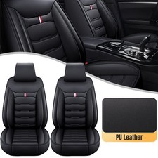Front Full Set Car Seat Covers Leather Cushion Protector Mat For Toyota Corolla