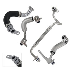 Turbocharger Oil Water Coolant Line Kit for B...