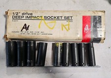 Snap On 309simy 12 Drive Sae Deep Impact 9 Pc Socket Set 12 - 1 Sim320 Snap On 309simy 12 Drive Sae Deep Impact 9 Pc Socket Set 12 - 1 Sim320
