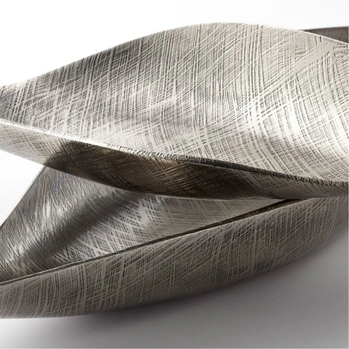 Cyan Design 09825 Laurel Antique Silver Tray, Large - Picture 3 of 3