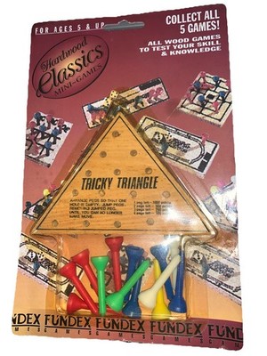 1993 HORSE RACE MINI GAME HARDWOOD CLASSICS SEALED,Wood,wooden,fundex