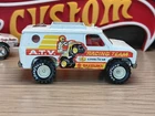 Vintage Hot Wheels Baja Breaker Van Suzuki Racing White Hub Custom Real Riders