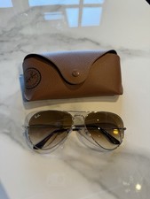 Ray-Ban Classic Aviator 58mm Sunglasses RB3025 Unisex - Shiny Gold/Brown