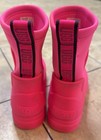 Girls Size 4 Waterproof Ugg Boots Fur Lined Hot Pink — photo 1
