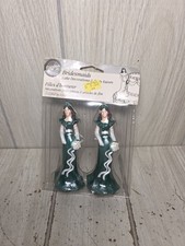 VTG 1991 Wilton Bridesmaids Cake Topper Decor 2 Pack Party Favors Wedding Green