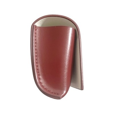 Gucci Burgundy Red Soft Leather Sunglasses Eyeglasses Case  display picture 1
