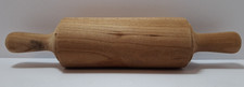 Vintage Solid Wood Rolling Pin Small Brown Rustic Country Farmhouse