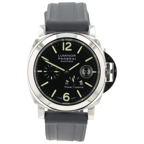 Panerai Luminor Power Reserve Black Dial Stainless Steel 44mm Automatic PAM00090