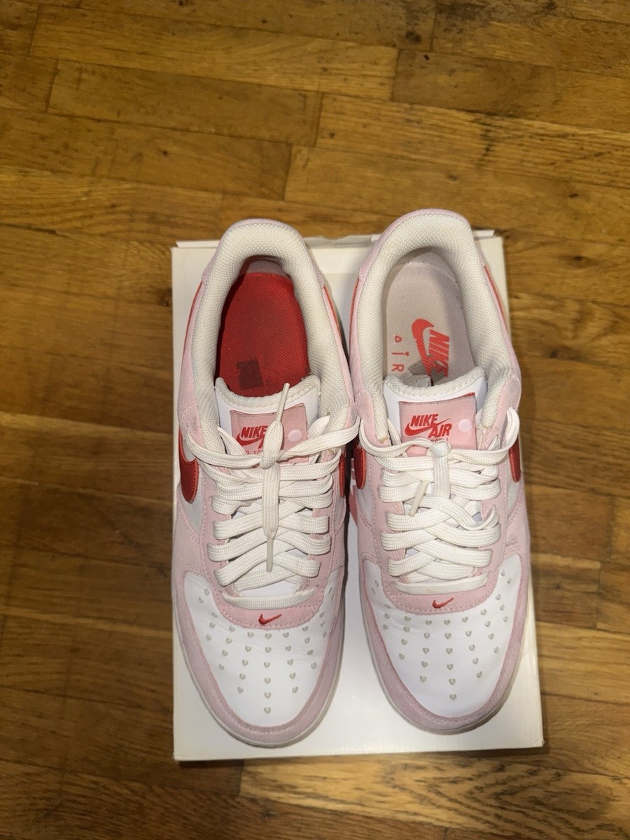 Nike Air Force 1 Low '07 QS Valentine's Day Love Letter Size 10.5