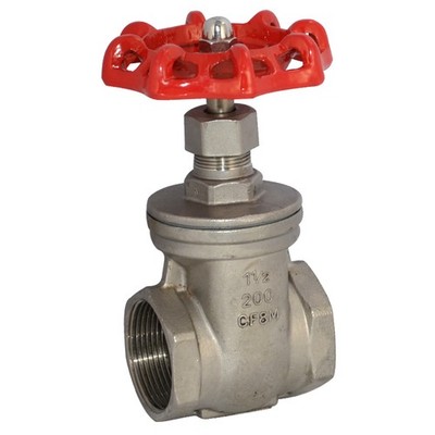 1-1/2'' in NPT Threaded Gate Valve CF8M Heavy Duty Stainless Steel 316 water Oil