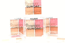 Beauty Supply Resale Lot 6 Revolution Relove Sweet Sundae Pocket Palettes  NEW