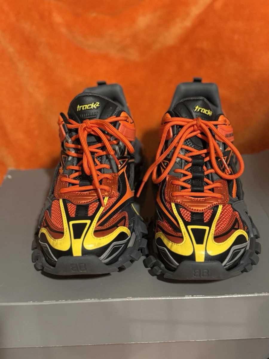 Balenciaga Track 2 Trainer Orange Black for sale | eBay