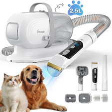 Dog & cat Grooming Kit & Vacuum, 2.5L Pet Hair Vacuum Suction 99% Pet Hair