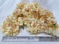 10 Artificial Silk Fake Large Yellow Flower Head Clusters Craft Wedding Party