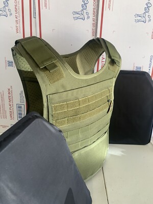 NEW Bulletproof Vest BODY Armor 3A shooterscut ballistic plates inserts lllA USA