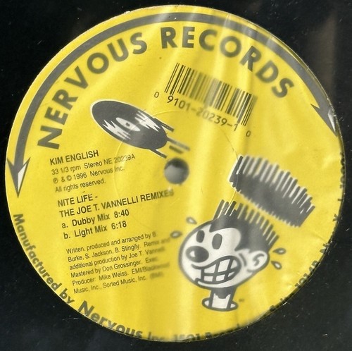 Kim English Nite Life ~ The Joe T Vannelli Remixes ~ Nervous Records Mint Sealed - Imagen 2 de 2