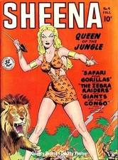Sheena Queen of the Jungle 8.5x11" Photo Print Tarzan-Like Woman Hero Comic Art