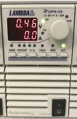 TDK/Lambda ZUP6-33 Zero Up Programmable Power Supplies in a rack; Mint cond!