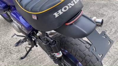 REAR FENDER BLACK + TAIL LIGHT LED FIT FOR HONDA MONKEY125 Z125