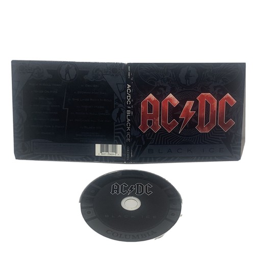 AC/DC Black Ice CD 2008 Rock Cardboard Sleeve AC DC Rock N Roll Train Decibel - Foto 2 di 11