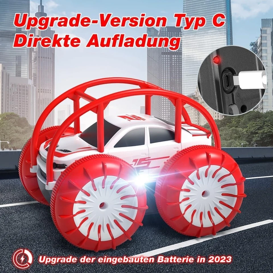 Ferngesteuertes Auto Direktladung LED ab 3 Amphibienfahrzeug Wasserdicht C149 - Bild 4 von 4